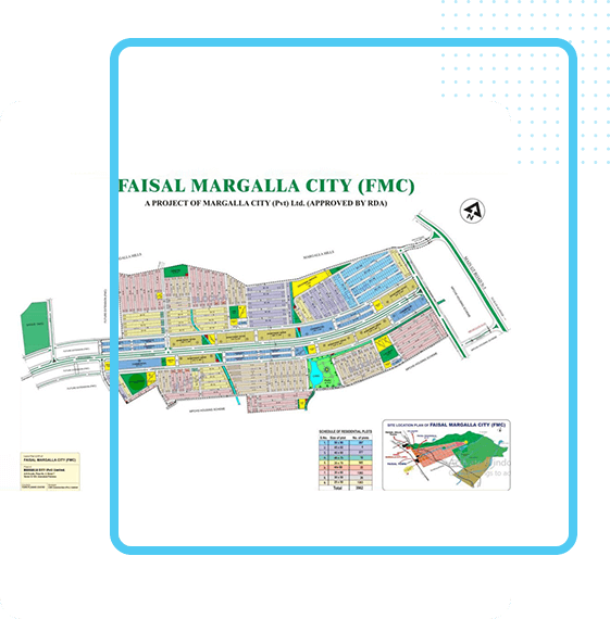 Faisal Margalla City Map